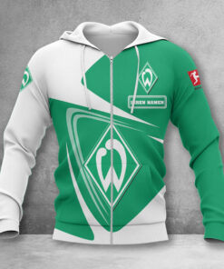 Werder Bremen Hoodie Zip Herren | SVW Kapuzenjacke mit Reißverschluss WINA17721