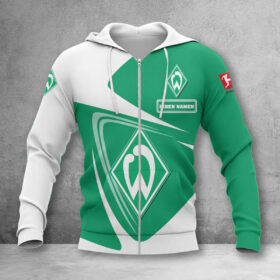 Werder Bremen Hoodie Zip Herren | SVW Kapuzenjacke mit Reißverschluss WINA17721