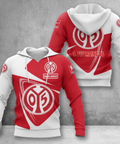 1. FSV Mainz 05 Hoodie Herren | Mainz 05 Kapuzenpullover WINA17705
