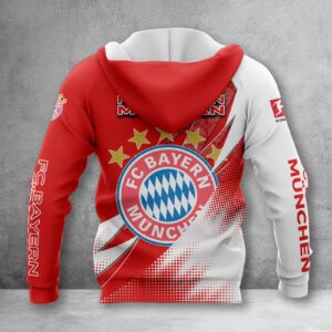 Alternative view of Bayern München Hoodie Zip Herren | FCB Kapuzenjacke mit Reißverschluss WINA23162