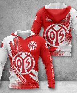 1. FSV Mainz 05 Hoodie Herren | Mainz 05 Kapuzenpullover WINA23155