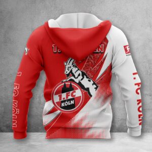 Alternative view of 1. FC Köln Hoodie Zip Herren | Effzeh Kapuzenjacke mit Reißverschluss WINA23154