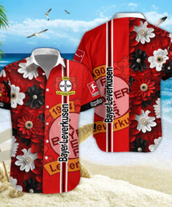 Hawaiihemd Bayer 04 Leverkusen – Herren Sommerhemd Edition B