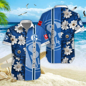 Hawaiihemd Schalke 04 – Herren Sommerhemd Edition B