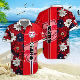 Hawaiihemd RB Leipzig – Herren Sommerhemd Edition B