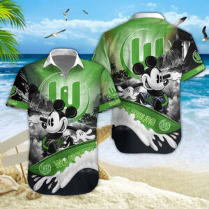 Hawaiihemd VfL Wolfsburg – Herren Sommerhemd Classic
