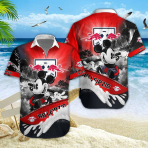 Hawaiihemd RB Leipzig – Herren Sommerhemd Classic