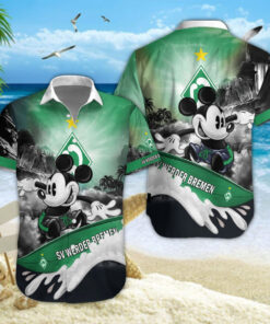 Hawaiihemd Werder Bremen – Herren Sommerhemd Classic