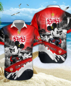 Hawaiihemd VfB Stuttgart – Herren Sommerhemd Classic
