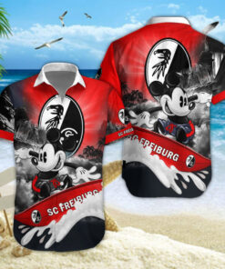 Hawaiihemd SC Freiburg II – Herren Sommerhemd Classic