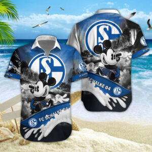 Hawaiihemd Schalke 04 – Herren Sommerhemd Classic