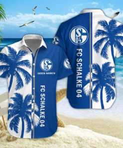 Hawaiihemd Schalke 04 – Herren Sommerhemd Modern
