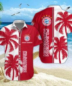 Hawaiihemd Bayern München – Herren Sommerhemd Modern