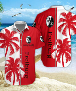 Hawaiihemd SC Freiburg – Herren Sommerhemd Modern