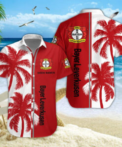 Hawaiihemd Bayer 04 Leverkusen – Herren Sommerhemd Modern