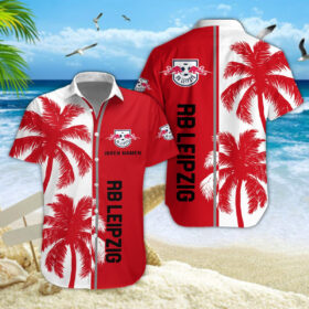 Hawaiihemd RB Leipzig – Herren Sommerhemd Modern