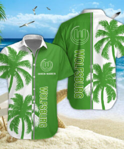 Hawaiihemd VfL Wolfsburg – Herren Sommerhemd Modern