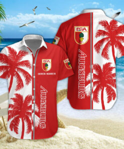Hawaiihemd FC Augsburg – Herren Sommerhemd Modern