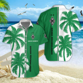 Hawaiihemd Borussia Mönchengladbach – Herren Sommerhemd Modern