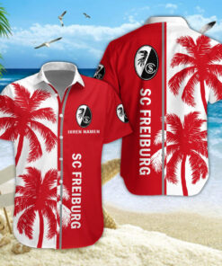 Hawaiihemd SC Freiburg II – Herren Sommerhemd Modern