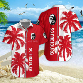 Hawaiihemd SC Freiburg II – Herren Sommerhemd Modern