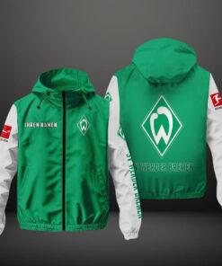Werder Bremen Windbreaker | SVW Windjacke Wasserabweisend