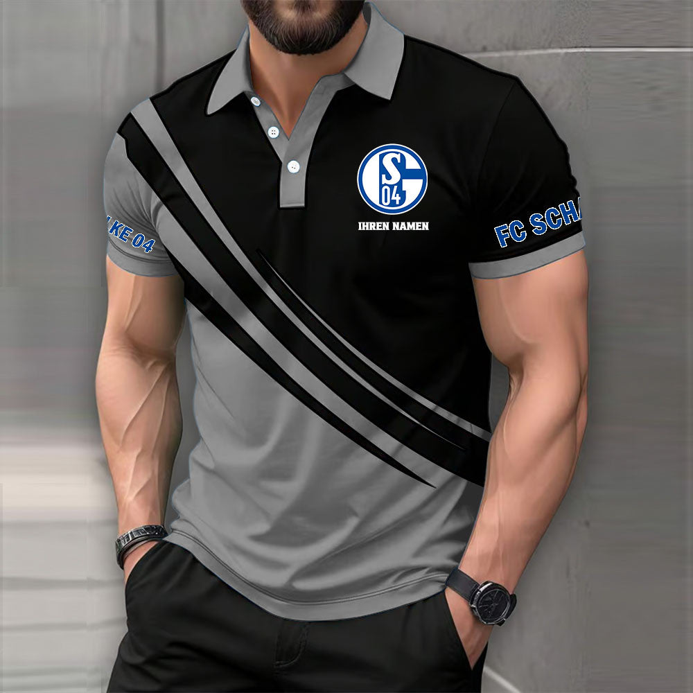 Schalke 04 Poloshirt | S04 Polohemd Premium – Bild 4