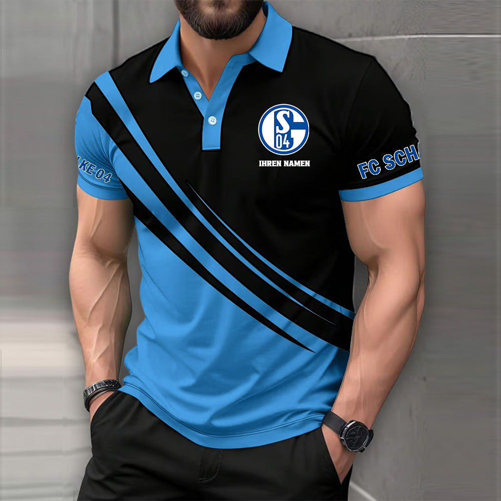 Schalke 04 Poloshirt | S04 Polohemd Premium – Bild 5