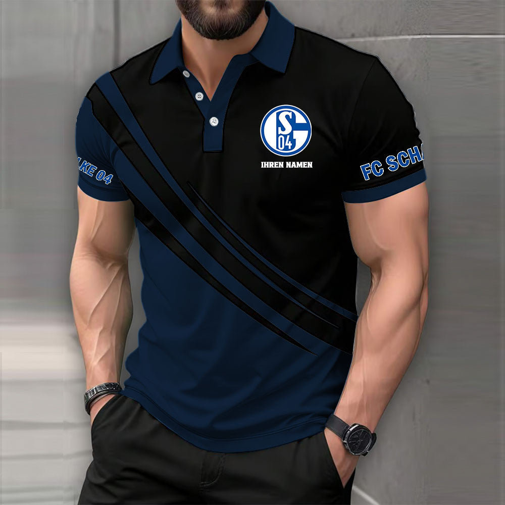 Schalke 04 Poloshirt | S04 Polohemd Premium – Bild 8