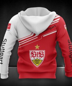 Alternative view of VfB Stuttgart Hoodie Zip Herren | VfB Kapuzenjacke mit Reißverschluss DDQQA80226