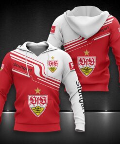 VfB Stuttgart Hoodie Herren | VfB Kapuzenpullover DDQQA80226
