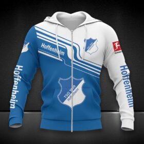 TSG Hoffenheim Hoodie Zip Herren | TSG Kapuzenjacke mit Reißverschluss DDQQA80224