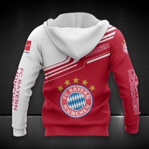 Alternative view of Bayern München Hoodie Zip Herren | FCB Kapuzenjacke mit Reißverschluss DDQQA80219