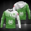 VfL Wolfsburg Hoodie Herren | WOB Kapuzenpullover DDQQA80228