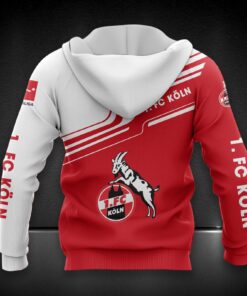 Alternative view of 1. FC Köln Hoodie Zip Herren | Effzeh Kapuzenjacke mit Reißverschluss DDQQA80212