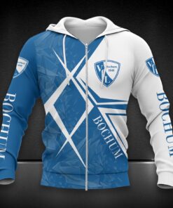 VfL Bochum Hoodie Zip Herren | VfL Kapuzenjacke mit Reißverschluss DDQQA90227