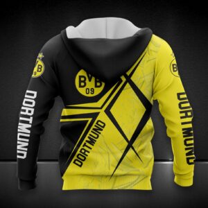 Alternative view of Borussia Dortmund Hoodie Zip Herren | BVB Kapuzenjacke mit Reißverschluss DDQQA90215