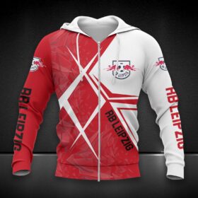 RB Leipzig Hoodie Zip Herren | RBL Kapuzenjacke mit Reißverschluss DDQQA90221