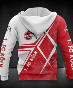Alternative view of 1. FC Köln Hoodie Zip Herren | Effzeh Kapuzenjacke mit Reißverschluss DDQQA90212