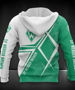 Alternative view of Werder Bremen Hoodie Zip Herren | SVW Kapuzenjacke mit Reißverschluss DDQQA90229