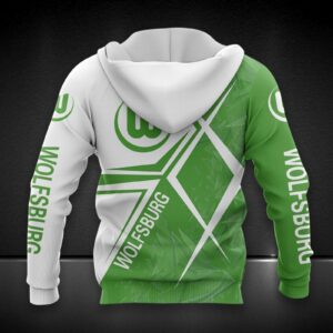 Alternative view of VfL Wolfsburg Hoodie Zip Herren | WOB Kapuzenjacke mit Reißverschluss DDQQA90228