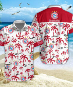 Hawaiihemd Bayern München – Herren Sommerhemd Premium