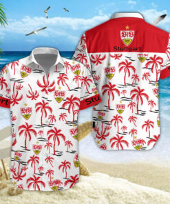 Hawaiihemd VfB Stuttgart – Herren Sommerhemd Premium