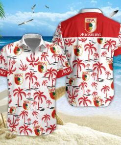 Hawaiihemd FC Augsburg – Herren Sommerhemd Premium