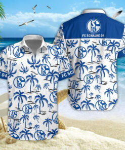 Hawaiihemd Schalke 04 – Herren Sommerhemd Premium