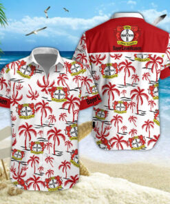 Hawaiihemd Bayer 04 Leverkusen – Herren Sommerhemd Premium