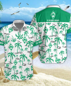 Hawaiihemd Werder Bremen – Herren Sommerhemd Premium