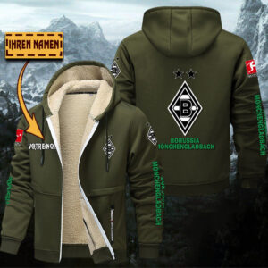 Alternative view of Borussia Mönchengladbach Gefütterte Kapuzenjacke
