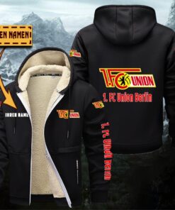 Union Berlin Gefütterte Kapuzenjacke