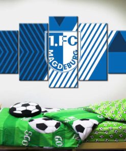 Alternative view of 1. FC Magdeburg Sport 03 FCM Leinwandbilder
